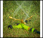 Sealey JS2032 3-Arm Brass Sprinkler with Metal Wheeled Base