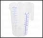 Sealey JT0500 Measuring Jug Translucent 0.5L