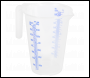 Sealey JT1000 Measuring Jug Translucent 1L