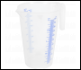 Sealey JT2000 Measuring Jug Translucent 2L