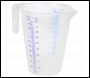 Sealey JT5000 Measuring Jug Translucent 5L