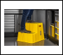 Sealey KS6 Heavy-Duty 2-Step Safety Steps with Anti-Slip Treads 150kg Capacity, Yellow - EN 14183