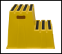 Sealey KS6 Heavy-Duty 2-Step Safety Steps with Anti-Slip Treads 150kg Capacity, Yellow - EN 14183