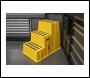 Sealey KS7 Heavy-Duty 3-Step Safety Steps with Anti-Slip Treads 150kg Capacity, Yellow - EN 14183