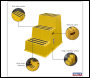Sealey KS7 Heavy-Duty 3-Step Safety Steps with Anti-Slip Treads 150kg Capacity, Yellow - EN 14183