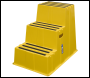 Sealey KS7 Heavy-Duty 3-Step Safety Steps with Anti-Slip Treads 150kg Capacity, Yellow - EN 14183