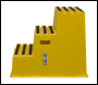 Sealey KS7 Heavy-Duty 3-Step Safety Steps with Anti-Slip Treads 150kg Capacity, Yellow - EN 14183
