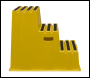 Sealey KS7 Heavy-Duty 3-Step Safety Steps with Anti-Slip Treads 150kg Capacity, Yellow - EN 14183