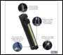 Sealey LED02G Rechargeable Aluminium Folding Pocket Light 2 COB & 1 SMD LED