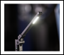 Sealey LED02G Rechargeable Aluminium Folding Pocket Light 2 COB & 1 SMD LED