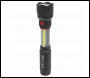 Sealey LED069 Torch/Inspection Light 3W COB & 3W LED 4 x AAA Cell