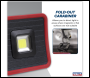 Sealey LED1000PB Rechargeable Pocket Floodlight with Power Bank 10W COB LED