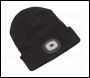 Sealey LED185 Beanie Hat 1W SMD LED USB Rechargeable