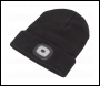 Sealey LED185 Rechargeable USB Beanie Hat 1W SMD LED