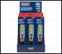 Sealey LED2001DB LED Twist Rechargeable Inspection Light 16W COB & 1W SMD LED - Display Box of 12