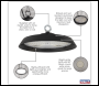 Sealey LED200HB 200W LED High Bay Light 6000K