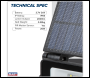 Sealey LED20S Extra-Slim Solar Floodlight with Wall Bracket 20W SMD LED
