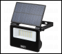 Sealey LED20S Extra-Slim Solar Floodlight with Wall Bracket 20W SMD LED