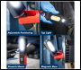 Sealey LED317 LED Twist Rechargeable Inspection Light 3W COB & 3W SMD LED