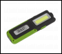 Sealey LED318G Rechargeable Inspection Light 5W COB & 3W SMD LED with Power Bank - Green