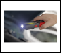 Sealey LED318R Rechargeable Inspection Light with Power Bank 5W COB & 3W SMD LED - Red