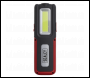 Sealey LED318R Rechargeable Inspection Light with Power Bank 5W COB & 3W SMD LED - Red