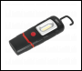 Sealey LED3601 Rechargeable 360° Inspection Light 3W COB & 1W SMD LED Black Lithium-Polymer