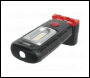 Sealey LED3601 Rechargeable 360° Inspection Light 3W COB & 1W SMD LED Black Lithium-Polymer