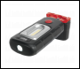 Sealey LED3601 Rechargeable 360° Inspection Light 3W COB & 1W SMD LED - Black
