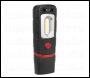 Sealey LED3601 Rechargeable 360° Inspection Light 3W COB & 1W SMD LED - Black