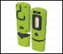 Sealey LED3601G Rechargeable 360° Inspection Light 3W COB & 1W SMD LED - Green