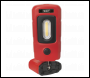 Sealey LED3601R Rechargeable 360° Inspection Light 3W COB & 1W SMD LED - Red