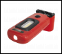 Sealey LED3601R Rechargeable 360° Inspection Light 3W COB & 1W SMD LED - Red