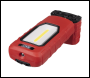 Sealey LED3601R Rechargeable 360° Inspection Light 5W COB & 1W SMD LED - Red