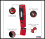 Sealey LED3602R Rechargeable 360° Inspection Light 4W & 3W SMD LED - Red
