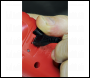 Sealey LED3602R Rechargeable 360° Inspection Light 4W & 3W SMD LED - Red