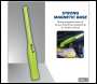Sealey LED3604G Rechargeable 360° Slim Inspection Light 8W & 1W SMD LED - Green