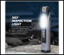 Sealey LED3605GR Rechargeable 360° Inspection Light 10W & 2 x 4W SMD LED - Grey