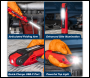 Sealey LED3605R Rechargeable 360° Inspection Light 10W & 2 x 4W SMD LED - Red
