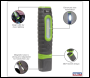 Sealey LED3606G Rechargeable 360° Inspection Light 15W & 3W SMD LED - Green