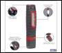 Sealey LED3606R Rechargeable 360° Inspection Light 15W & 3W SMD LED - Red