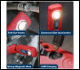 Sealey LED360CM 360° Rechargeable Inspection Light 5W COB LED Colour Match CRI 96 - 3-Colour