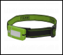 Sealey LED360HTG Rechargeable Head Torch with Auto-Sensor 2W COB LED - Green
