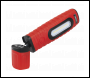 Sealey LED360PLUSR Rechargeable 360° Inspection Light 10W & 3W SMD LED - Red