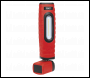 Sealey LED360PLUSR Rechargeable 360° Inspection Light 10W & 3W SMD LED - Red