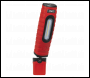 Sealey LED360PLUSR Rechargeable 360° Inspection Light 10W & 3W SMD LED - Red