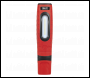 Sealey LED360PLUSR Rechargeable 360° Inspection Light 10W & 3W SMD LED - Red