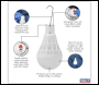 Sealey LED3WB Rechargeable Bulb 3W SMD LED