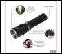 Sealey LED4491 Rechargeable Aluminium Torch with Adjustable Focus 5W SMD LED