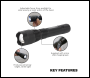 Sealey LED449 Rechargeable Aluminium Torch with Adjustable Focus 10W SMD LED
